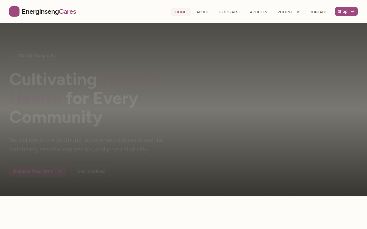 Energinseng Cares screenshot